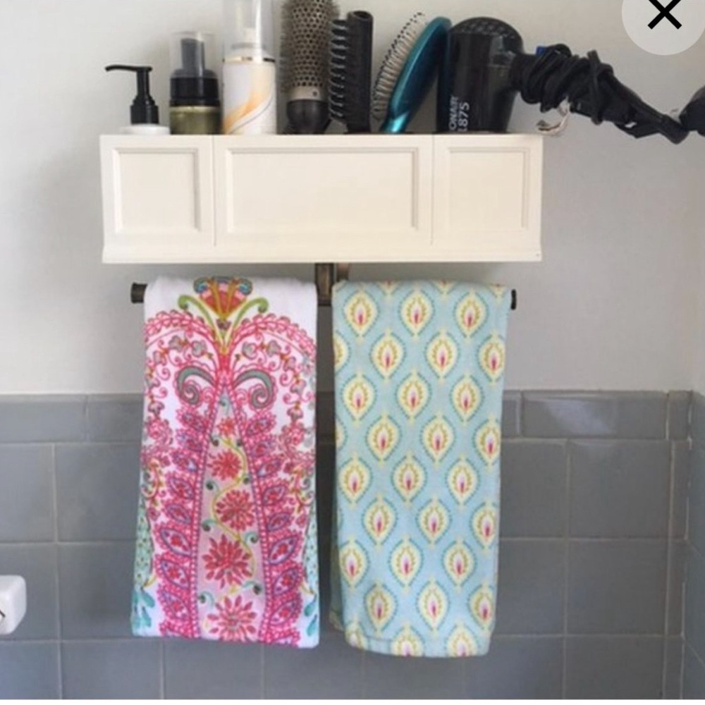 NEW Pottery Barn Bathroom Organizer: Holds beauty products, hair tools & towels